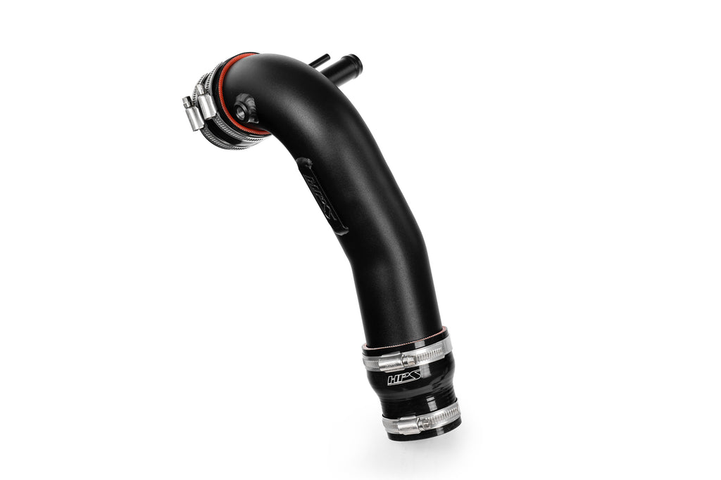 HPS Performance Throttle Body Inlet Elbow Charge Pipe Kit 17-151WB Black - 17-151WB