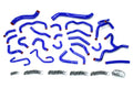 HPS Performance Hps Silicone Radiator And Heater Coolant Hose Kit 57 1670 Blue Blue - 57-1670-BLUE