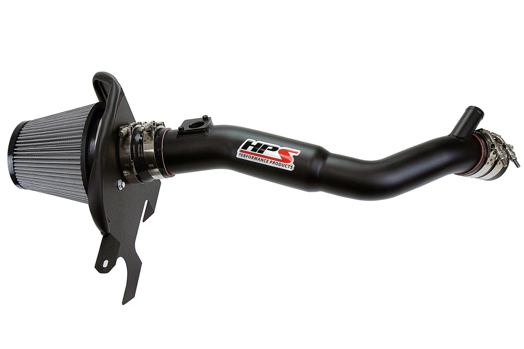 HPS Performance Air Intake Kit With Heat Shield 827-633WB Black - 827-633WB