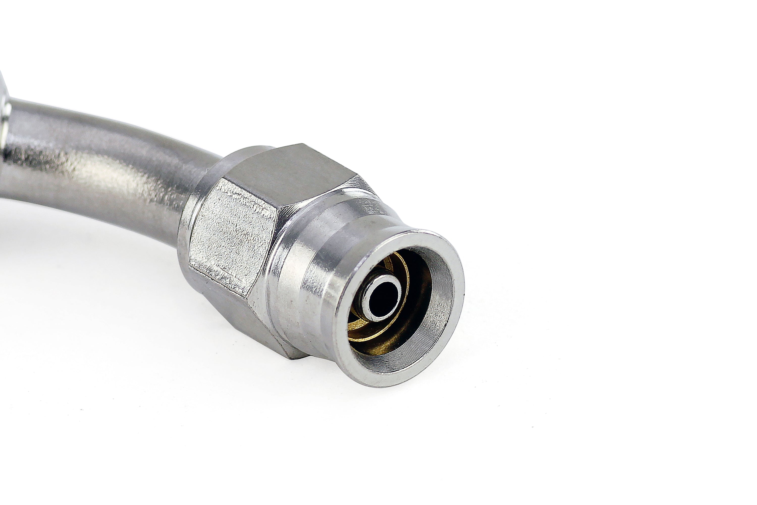 HPS Performance 350 Series AN -3 Push-On Straight Banjo Hose End 350-0003SSB