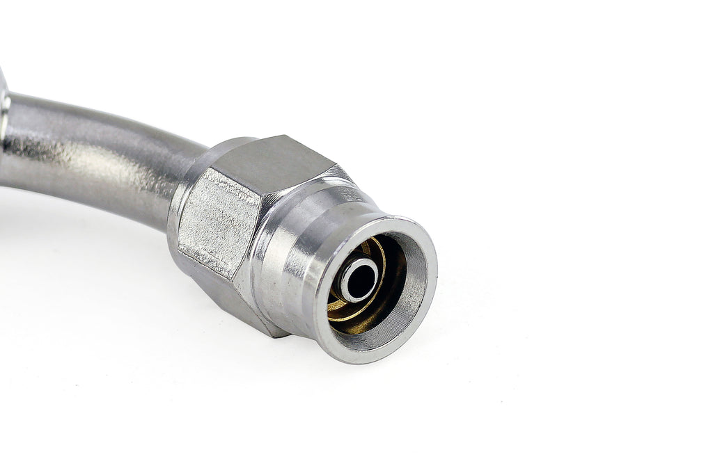 HPS Performance 350 Series AN -3 Push-On 90 Degree Banjo Hose End 350-9003SSB