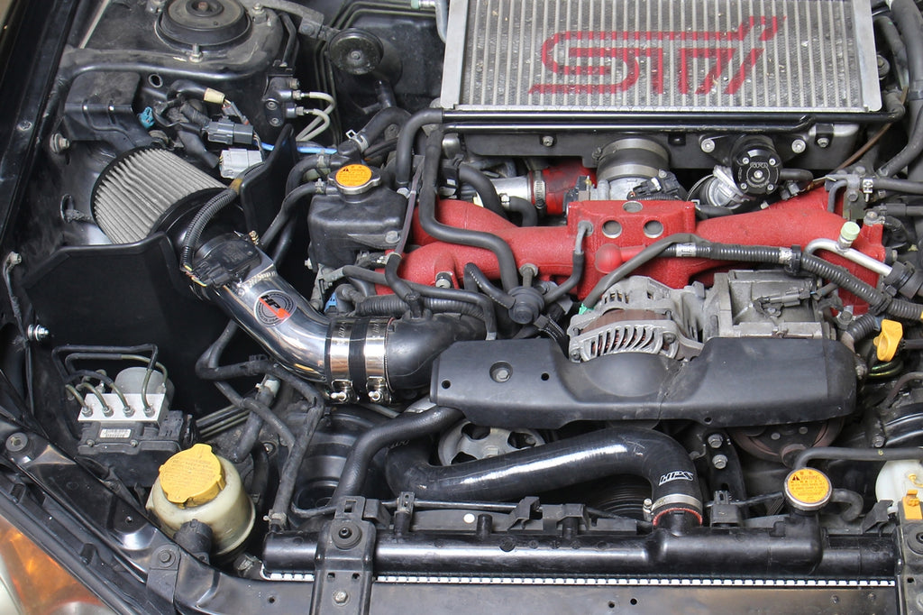 HPS Performance Air Intake Kit With Heat Shield 827-606R Red - 827-606R