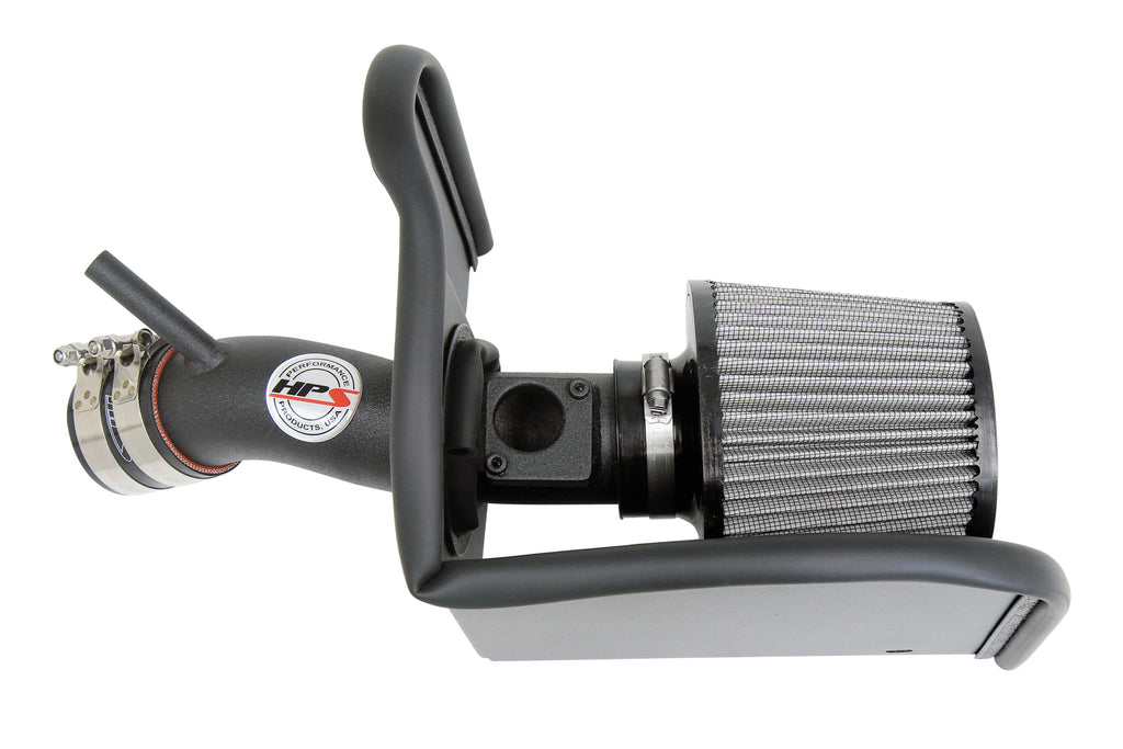 HPS Performance Air Intake Kit With Heat Shield 827-708WB Black - 827-708WB