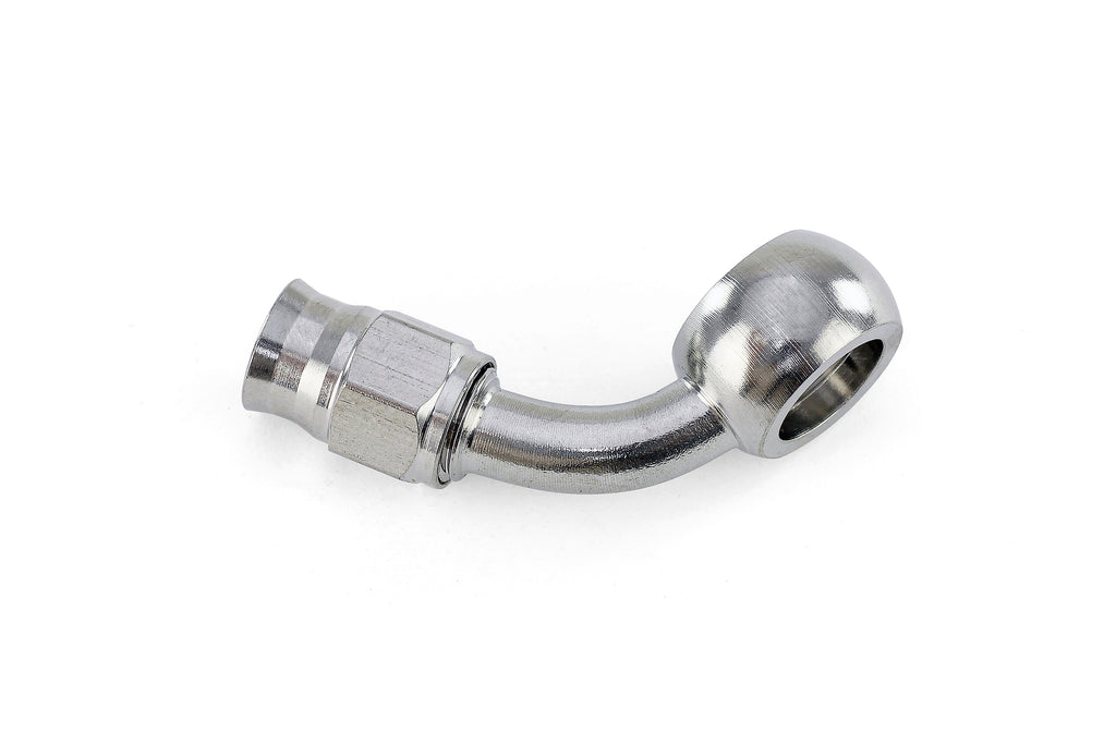 HPS Performance 350 Series AN -3 Push-On 75 Degree Banjo Hose End 350-7503SSB