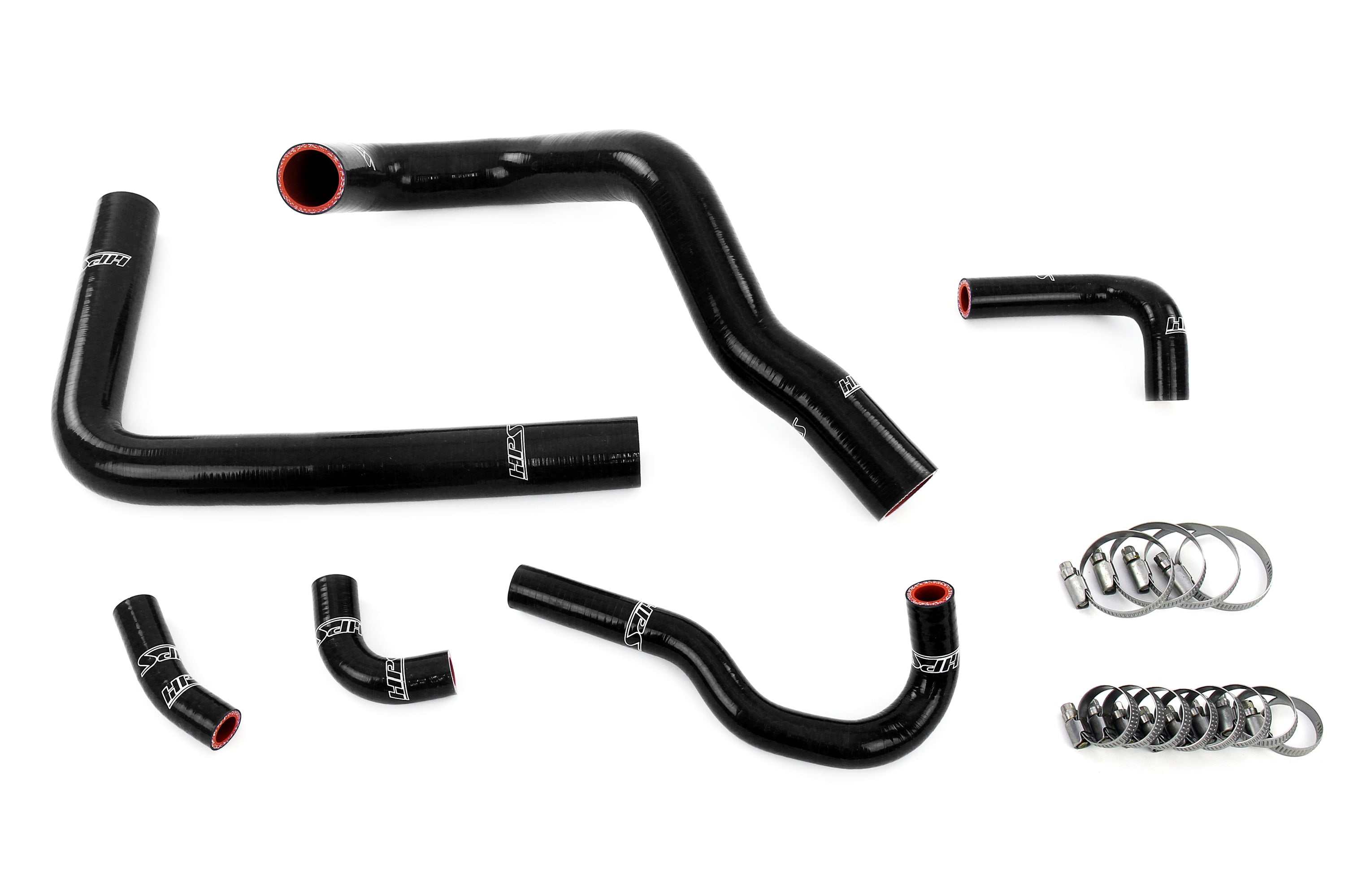 HPS Performance Hps Silicone Radiator And Heater Coolant Hose Kit 57 2148 Blk Black - 57-2148-BLK