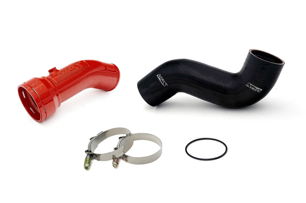HPS Performance Cold Side Charge Pipe Kit 17-154R Red - 17-154R