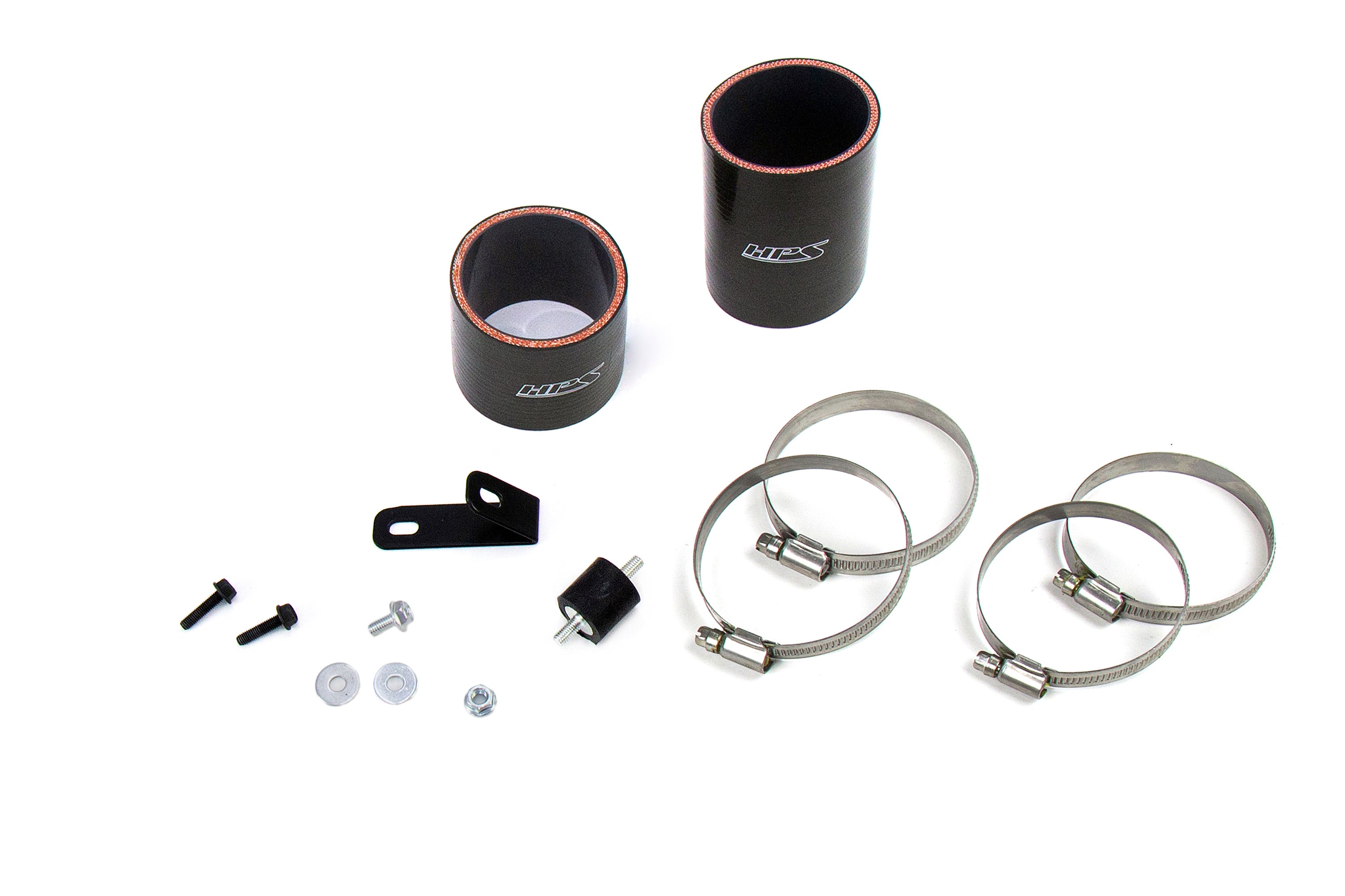 HPS Performance Cold Side Charge Pipe Kit 17-129WB Black - 17-129WB