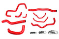 HPS Performance Hps Silicone Radiator Coolant Hose Kit 57 1513 Red Red - 57-1513-RED
