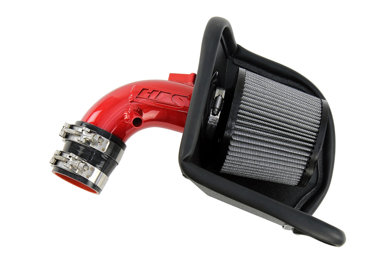 HPS Performance Air Intake Kit With Heat Shield 827-700R Red - 827-700R