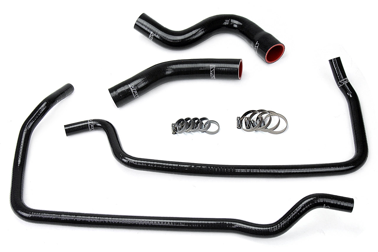 HPS Performance Hps Silicone Radiator And Heater Coolant Hose Kit 57 1449 Blk Black - 57-1449-BLK