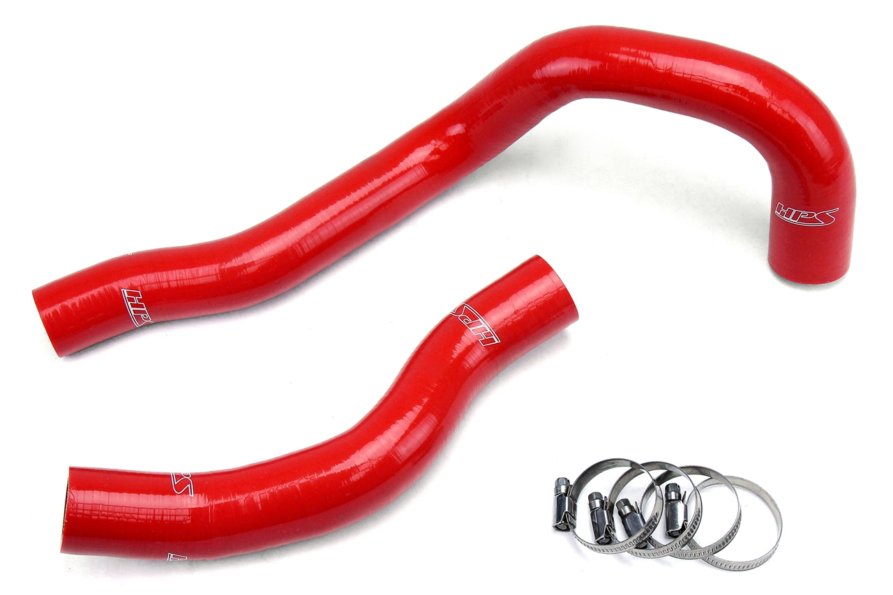 HPS Performance Hps Silicone Radiator Coolant Hose Kit 57 1225 Red Red - 57-1225-RED