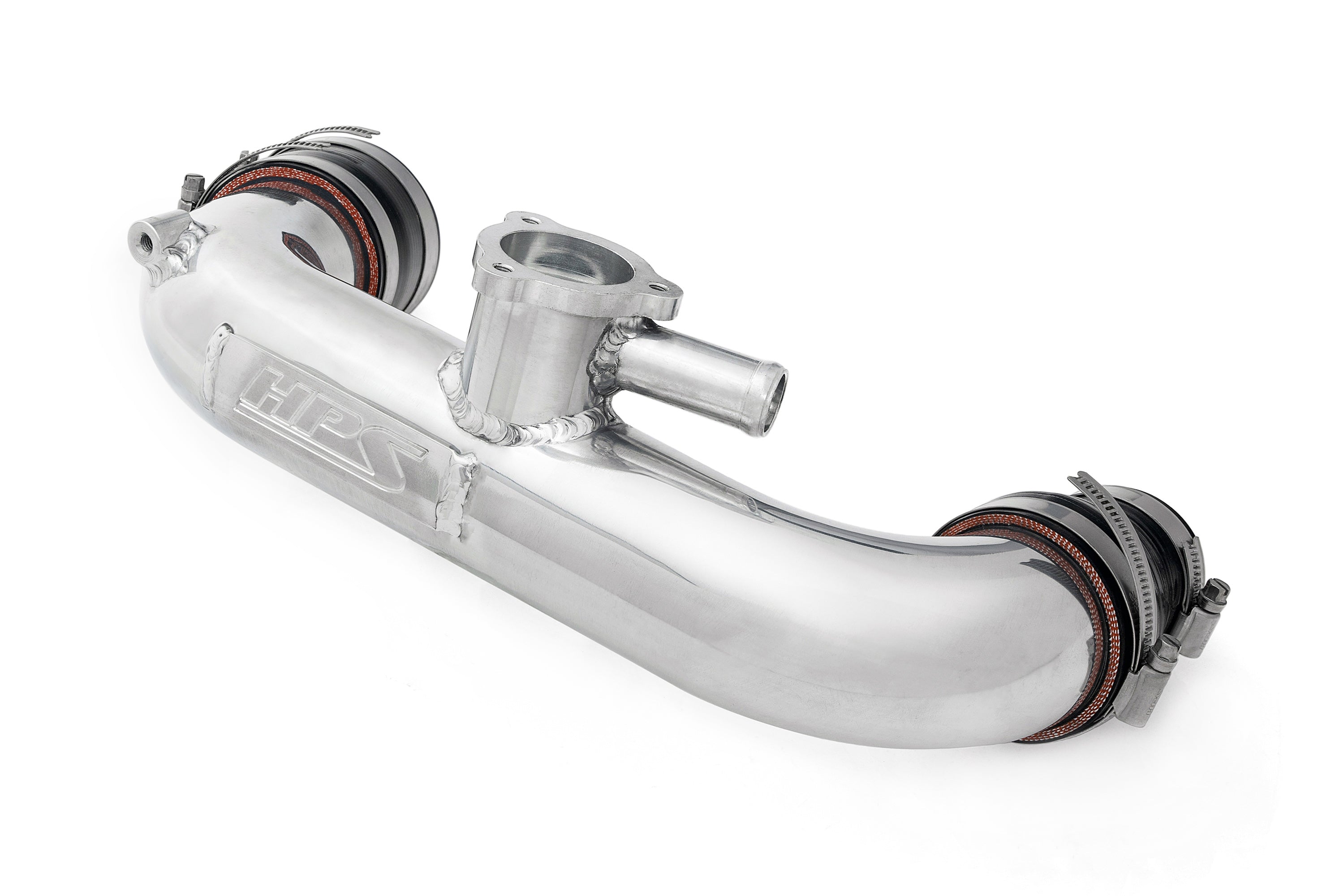 HPS Performance Hot Side Charge Pipe Kit 17-148P Polished - 17-148P