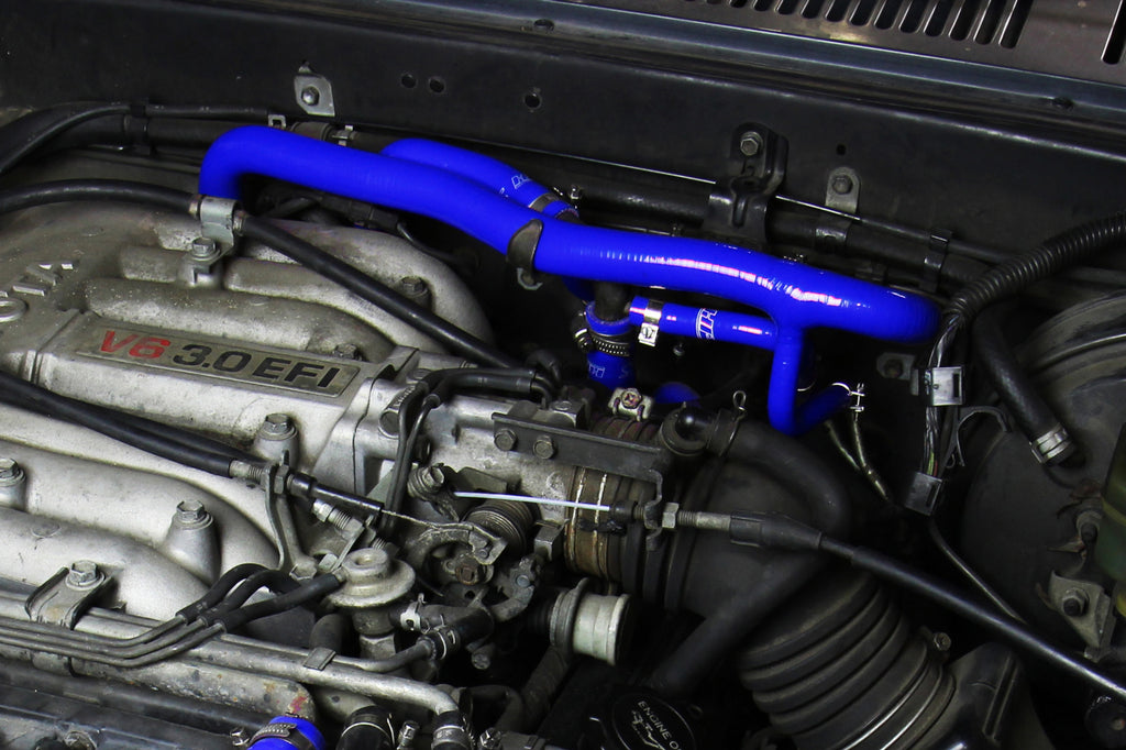 HPS Performance Hps Silicone Heater Coolant Hose Kit 57 2190 Blue Blue - 57-2190-BLUE