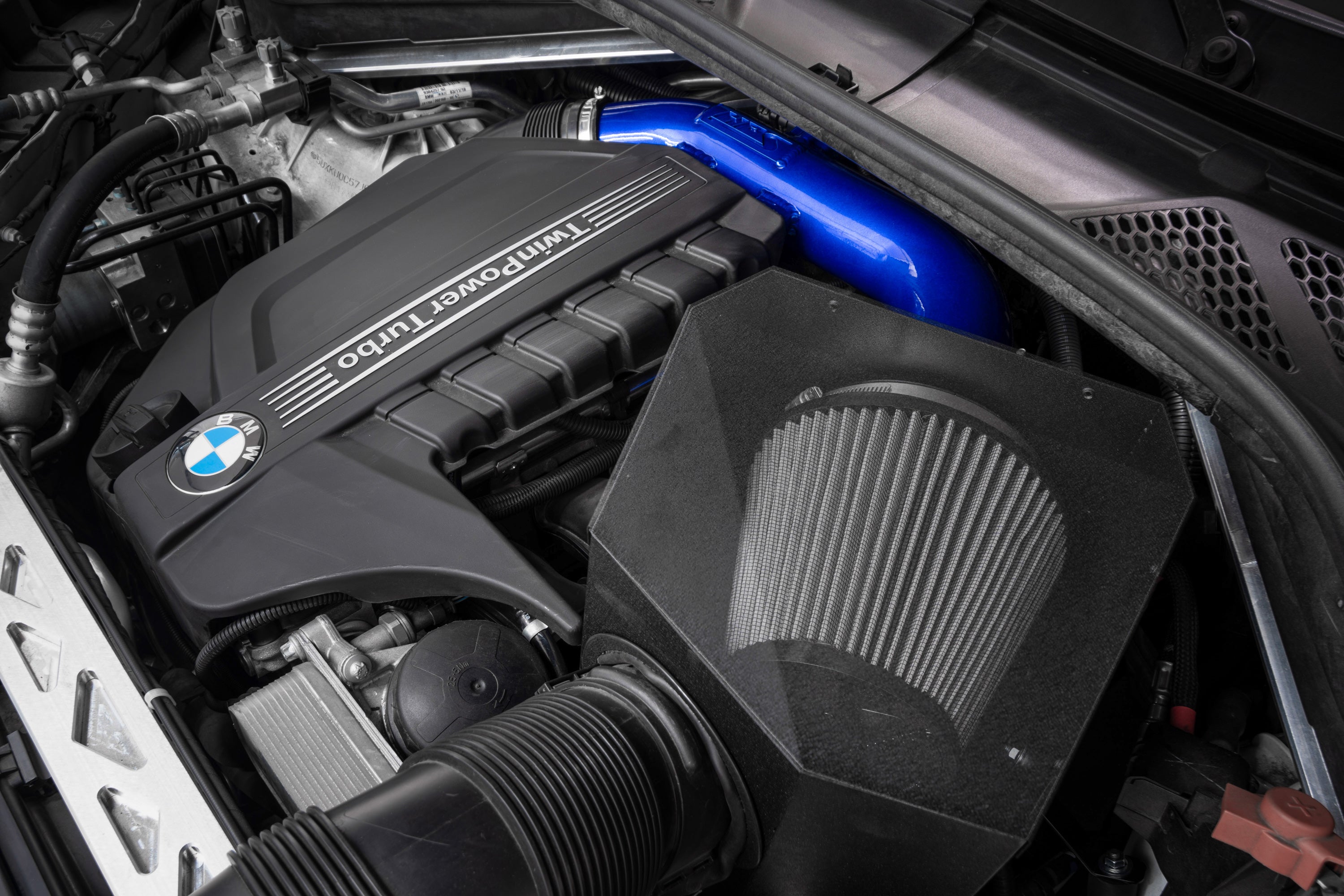HPS Performance Air Intake Kit With Heat Shield 827-699R Red - 827-699R