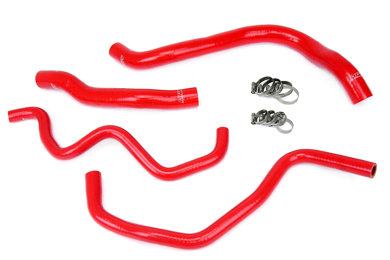HPS Performance Hps Silicone Radiator And Heater Coolant Hose Kit 57 1390 Red Red - 57-1390-RED