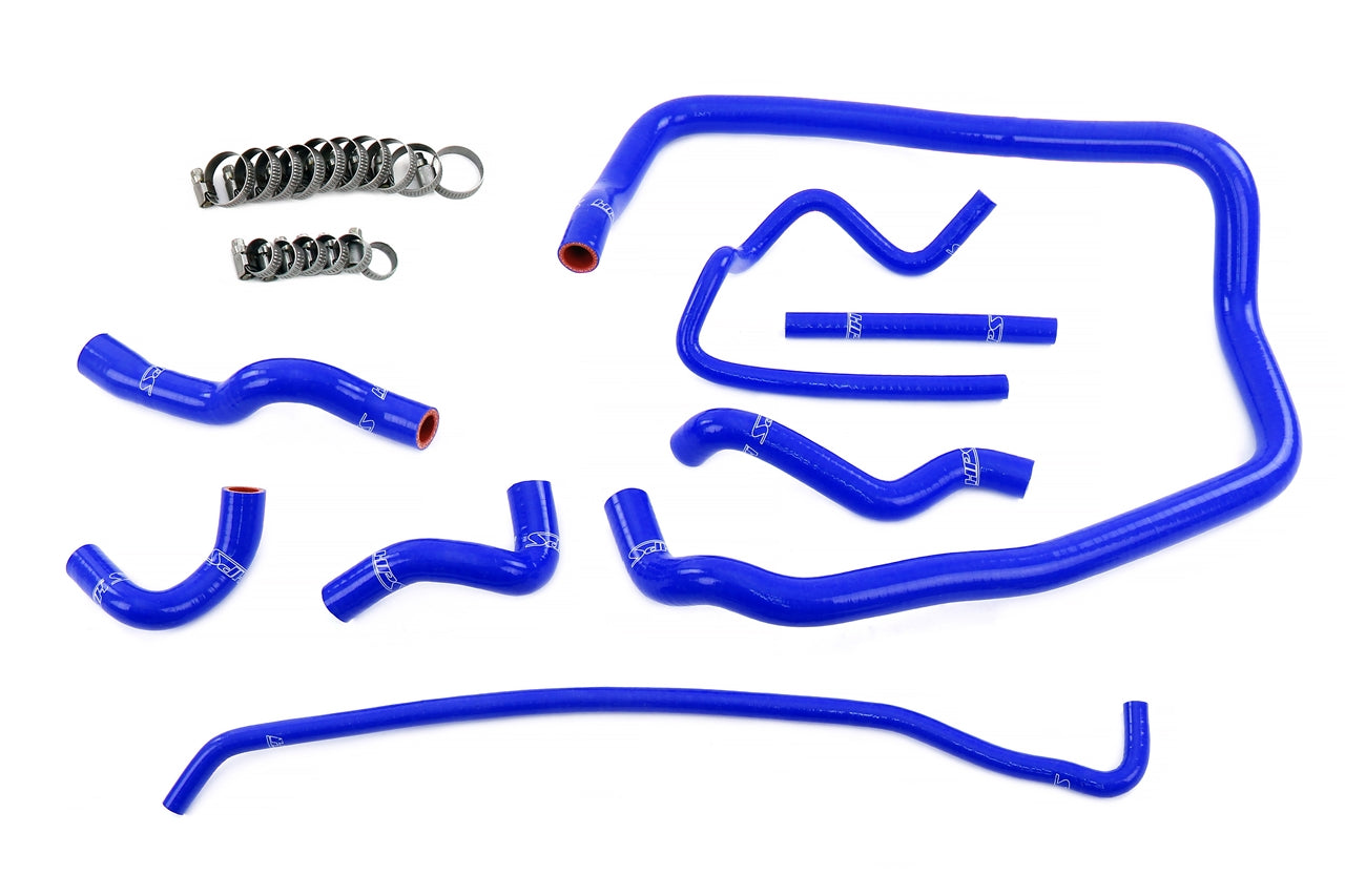 HPS Performance Hps Silicone Heater, Throttle Body, And Expansion Tank Coolant Hose Kit 57 2138 Blue Blue - 57-2138-BLUE
