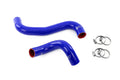 HPS Performance Hps Silicone Radiator Coolant Hose Kit 57 2140 R Blue Blue - 57-2140R-BLUE