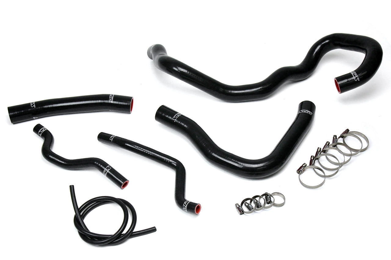 HPS Performance Hps Silicone Radiator And Heater Coolant Hose Kit 57 1609 Blk Black - 57-1609-BLK
