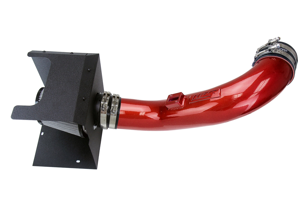 HPS Performance Air Intake Kit With Heat Shield 827-674R Red - 827-674R
