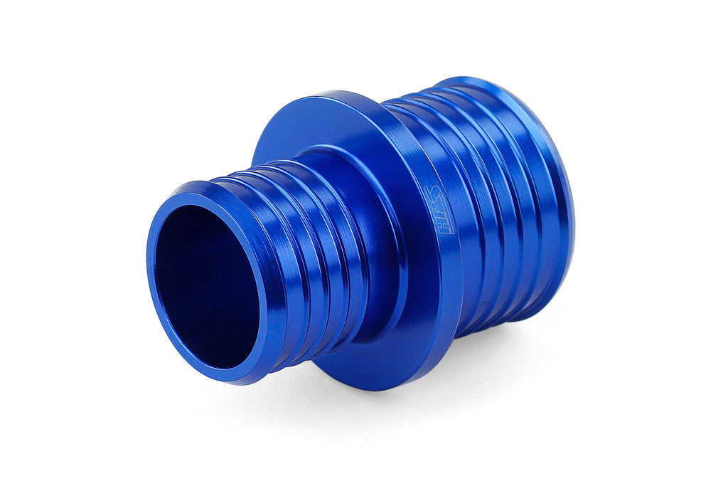 HPS Performance Hps Billet Aluminum Reducing Hose Union 1 3/8"   1 1/2" Od Ahur 138 150 Blue Blue - AHUR-138-150-BLUE