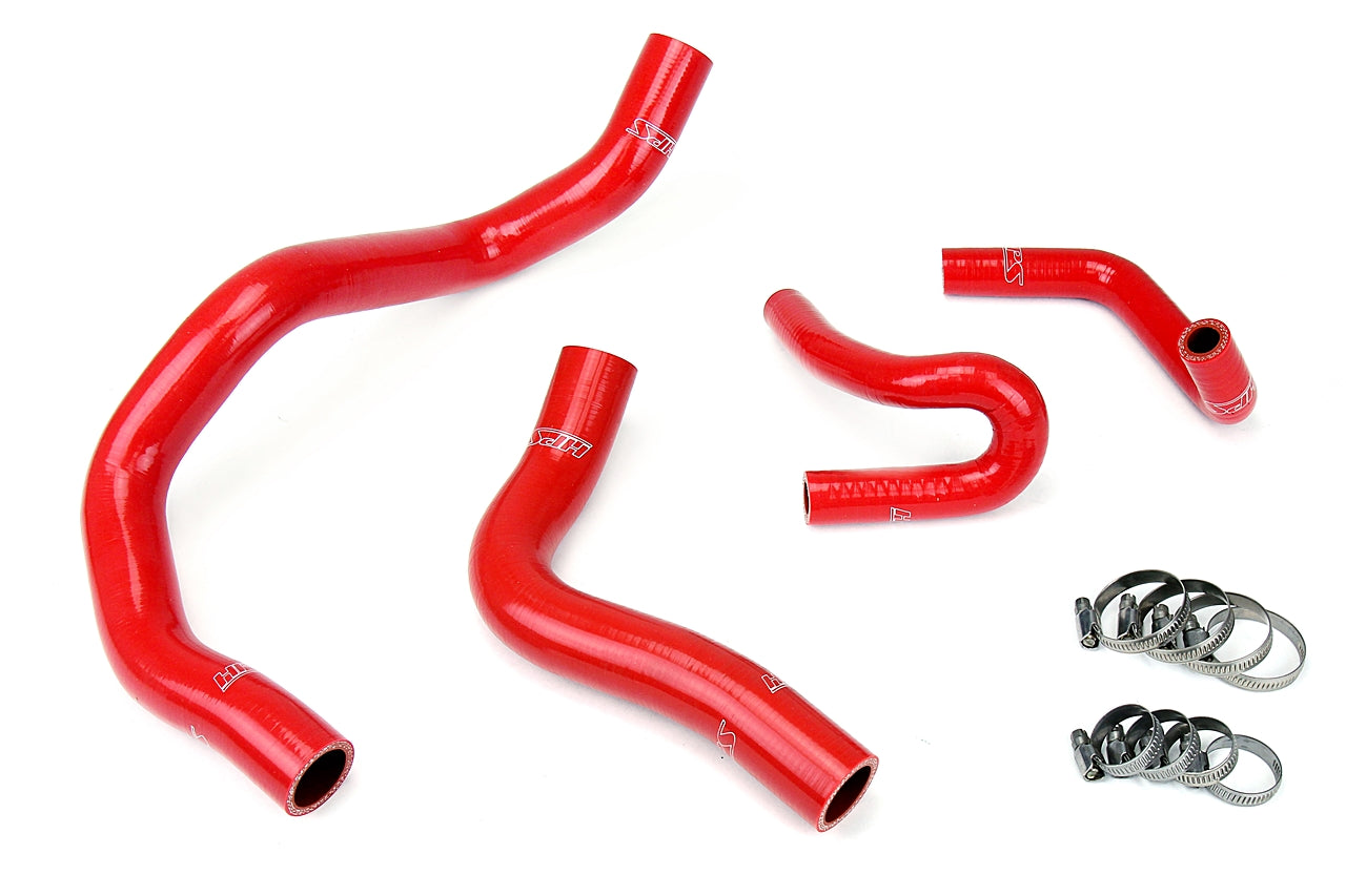 HPS Performance Hps Silicone Radiator And Heater Coolant Hose Kit 57 1413 Red Red - 57-1413-RED