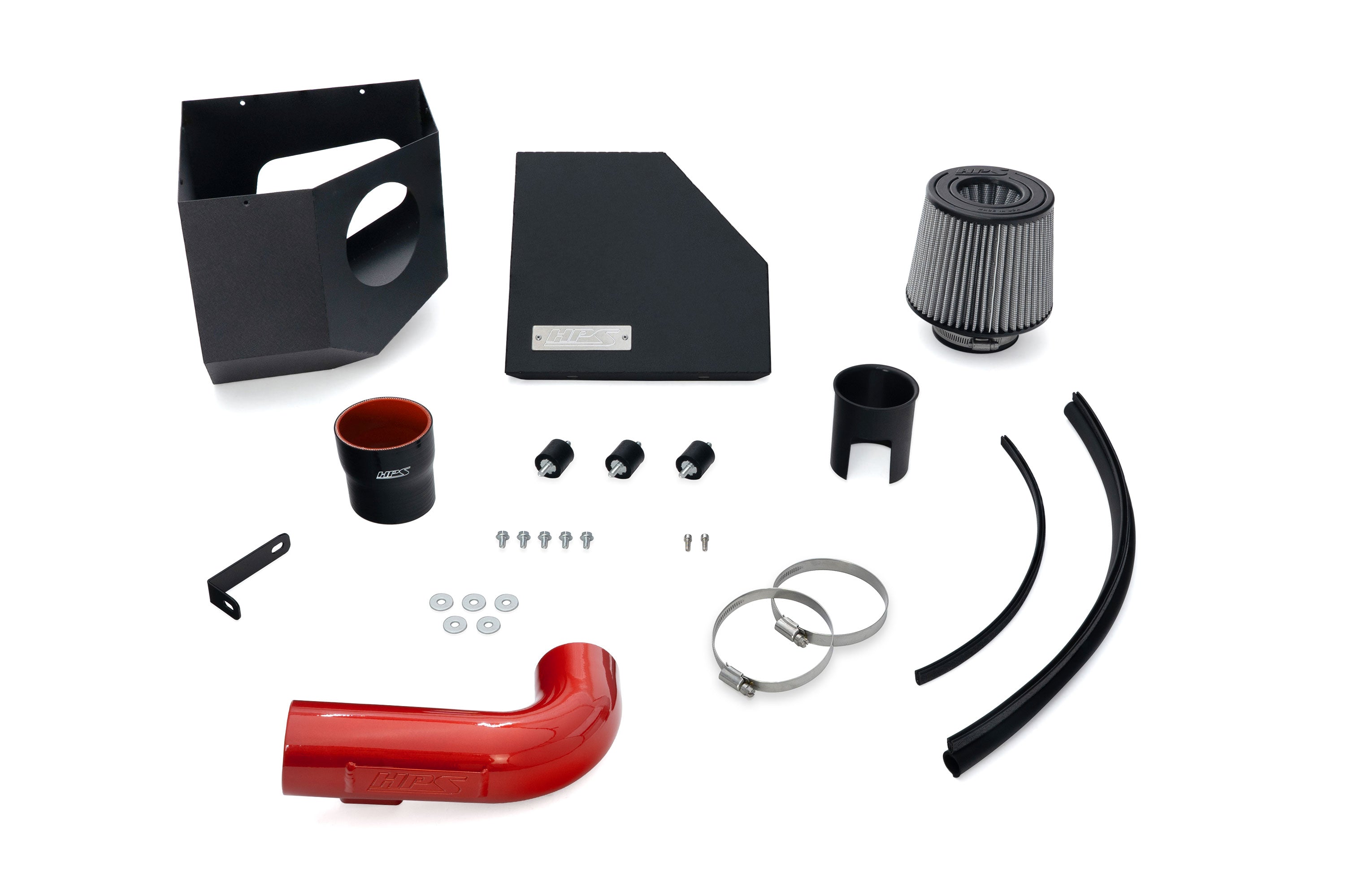 HPS Performance Air Intake Kit 827-786R Red - 827-786R