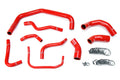 HPS Performance Hps Silicone Radiator Coolant Hose Kit 57 1728 Red Red - 57-1728-RED