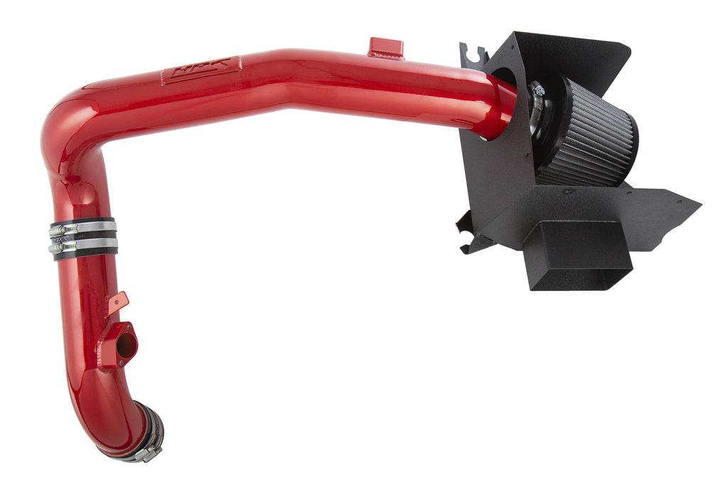 HPS Performance Air Intake Kit With Heat Shield 827-628R Red - 827-628R