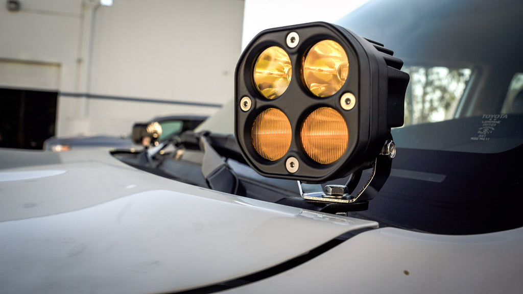 HPS Performance Steel Ditch Light Bracket Kit DTC-100