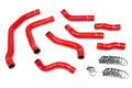 HPS Performance Hps Silicone Radiator Coolant Hose Kit 57 1501 Red Red - 57-1501-RED