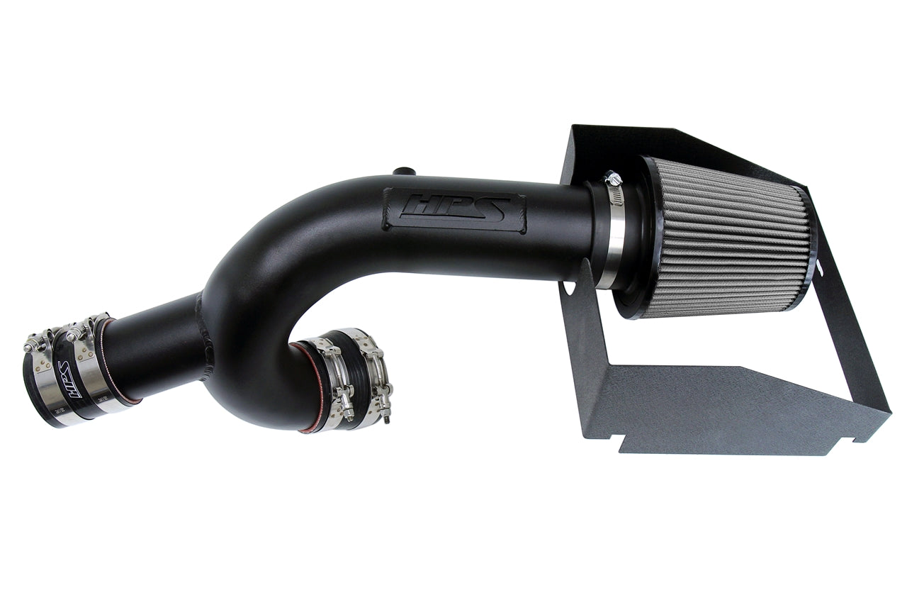 HPS Performance Air Intake Kit With Heat Shield 827-634WB Black - 827-634WB