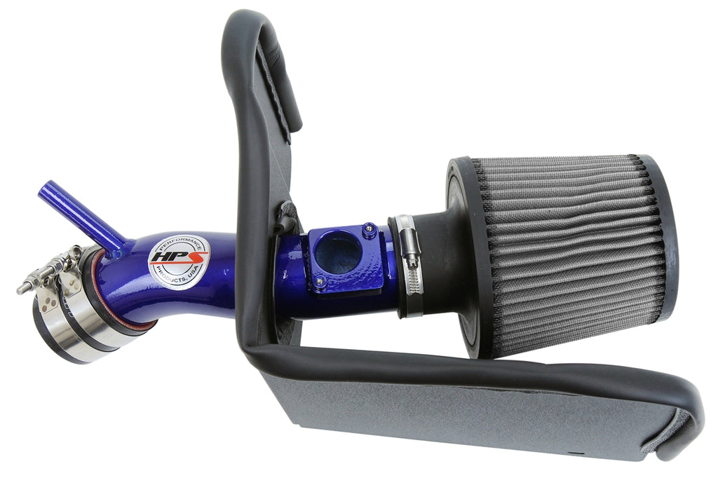 HPS Performance Air Intake Kit With Heat Shield 827-631BL Blue - 827-631BL