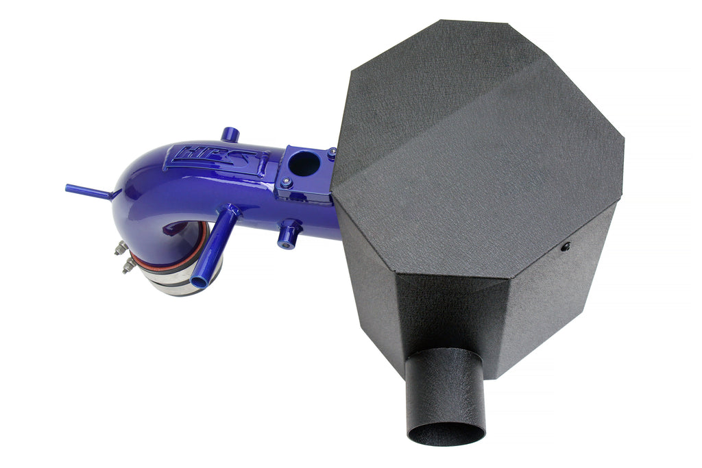HPS Performance Air Intake Kit With Heat Shield 827-691BL Blue - 827-691BL