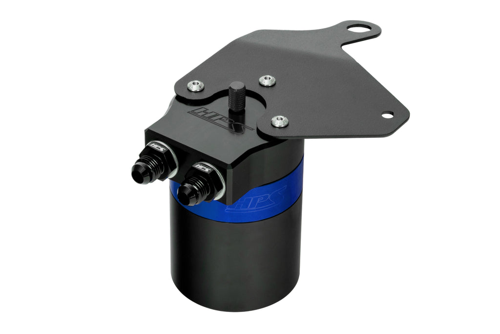 HPS Performance Oil Catch Can Kit 860-011BL, Blue - 860-011BL