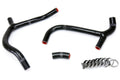 HPS Performance Hps Silicone Radiator Coolant Hose Kit 57 1236 Blk Black - 57-1236-BLK