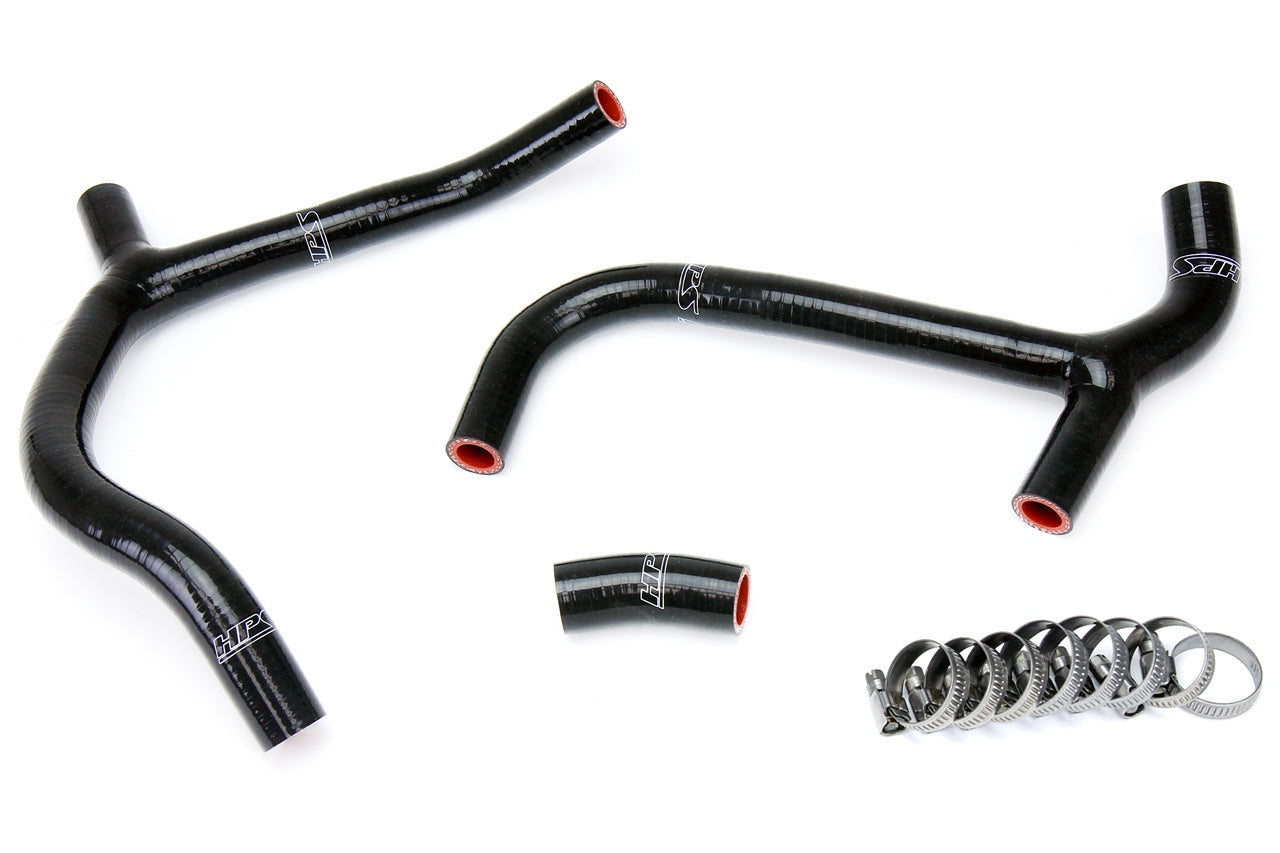 HPS Performance Hps Silicone Radiator Coolant Hose Kit 57 1236 Blk Black - 57-1236-BLK