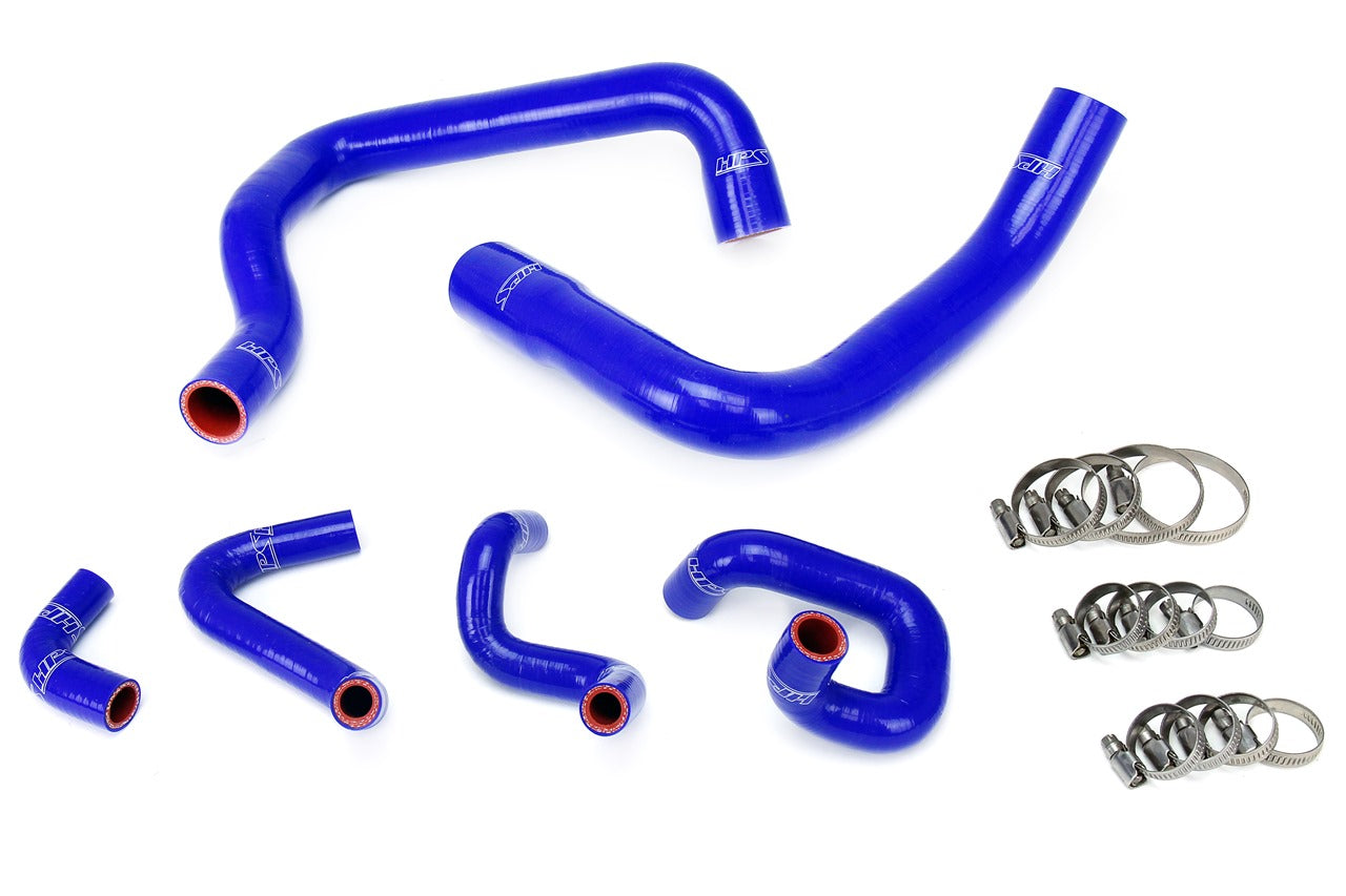 HPS Performance Hps Silicone Radiator And Heater Coolant Hose Kit 57 1010 Blue Blue - 57-1010-BLUE