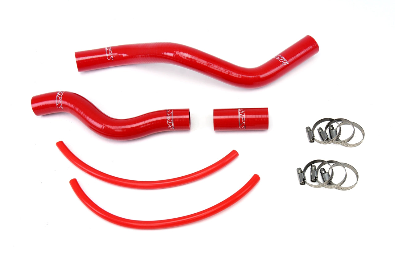 HPS Performance Hps Silicone Radiator Coolant Hose Kit 57 1526 Red Red - 57-1526-RED