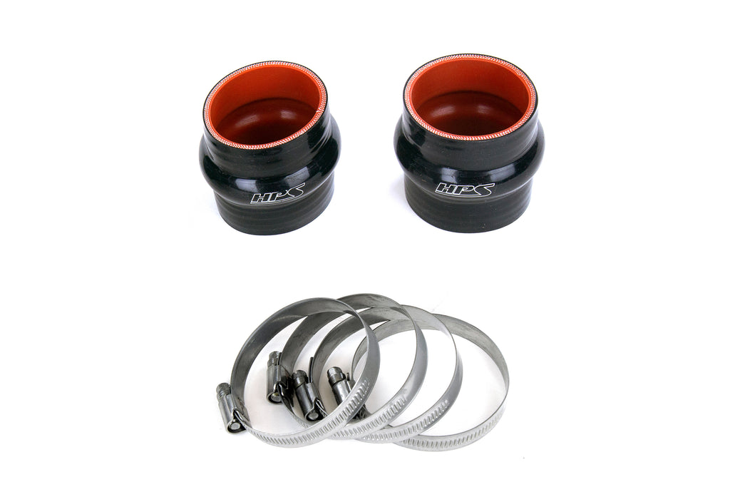HPS Performance Hot Side Charge Pipe Kit 17-135WB Black - 17-135WB