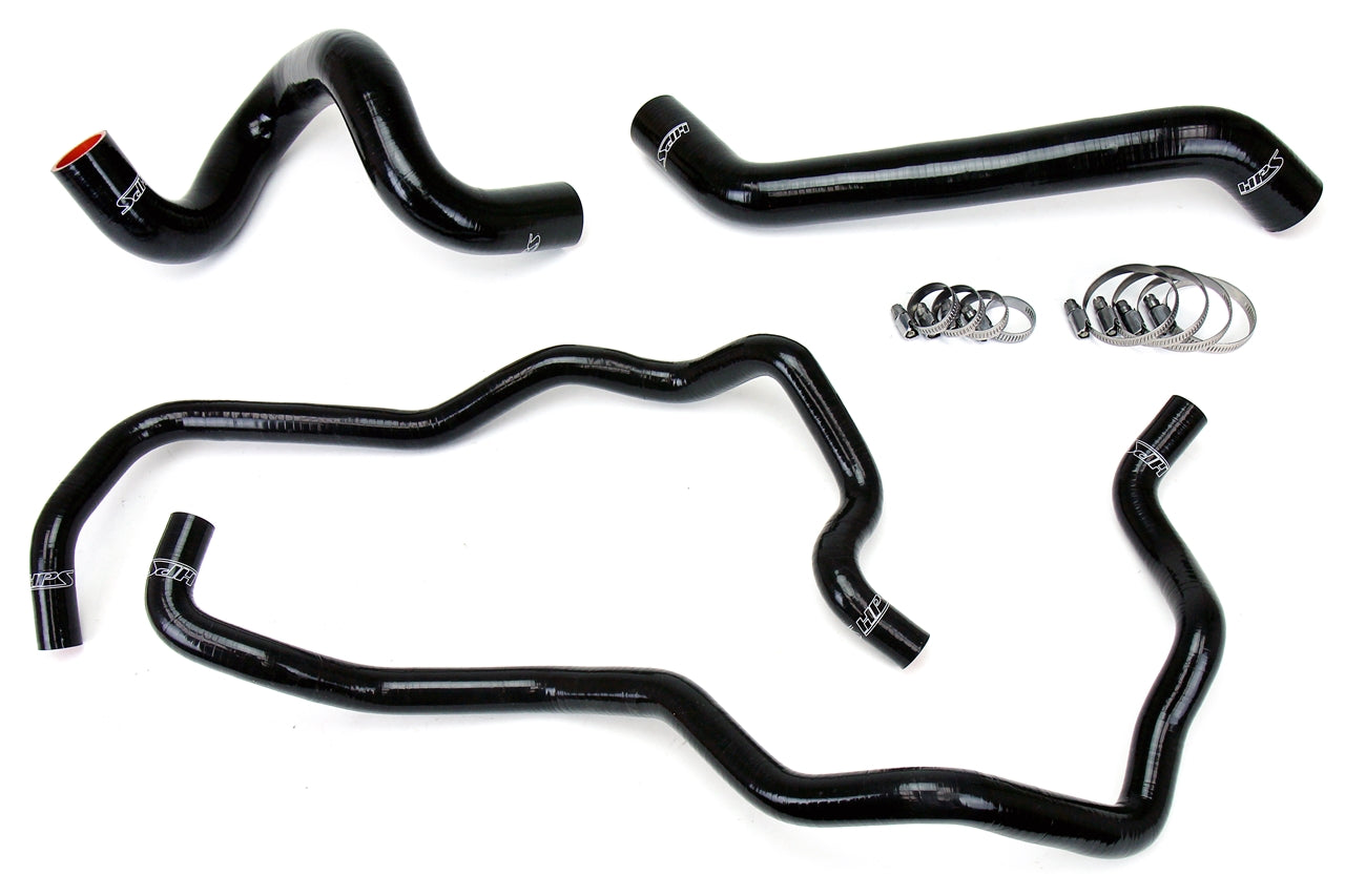 HPS Performance Hps Silicone Radiator And Heater Coolant Hose Kit 57 1220 Blk Black - 57-1220-BLK