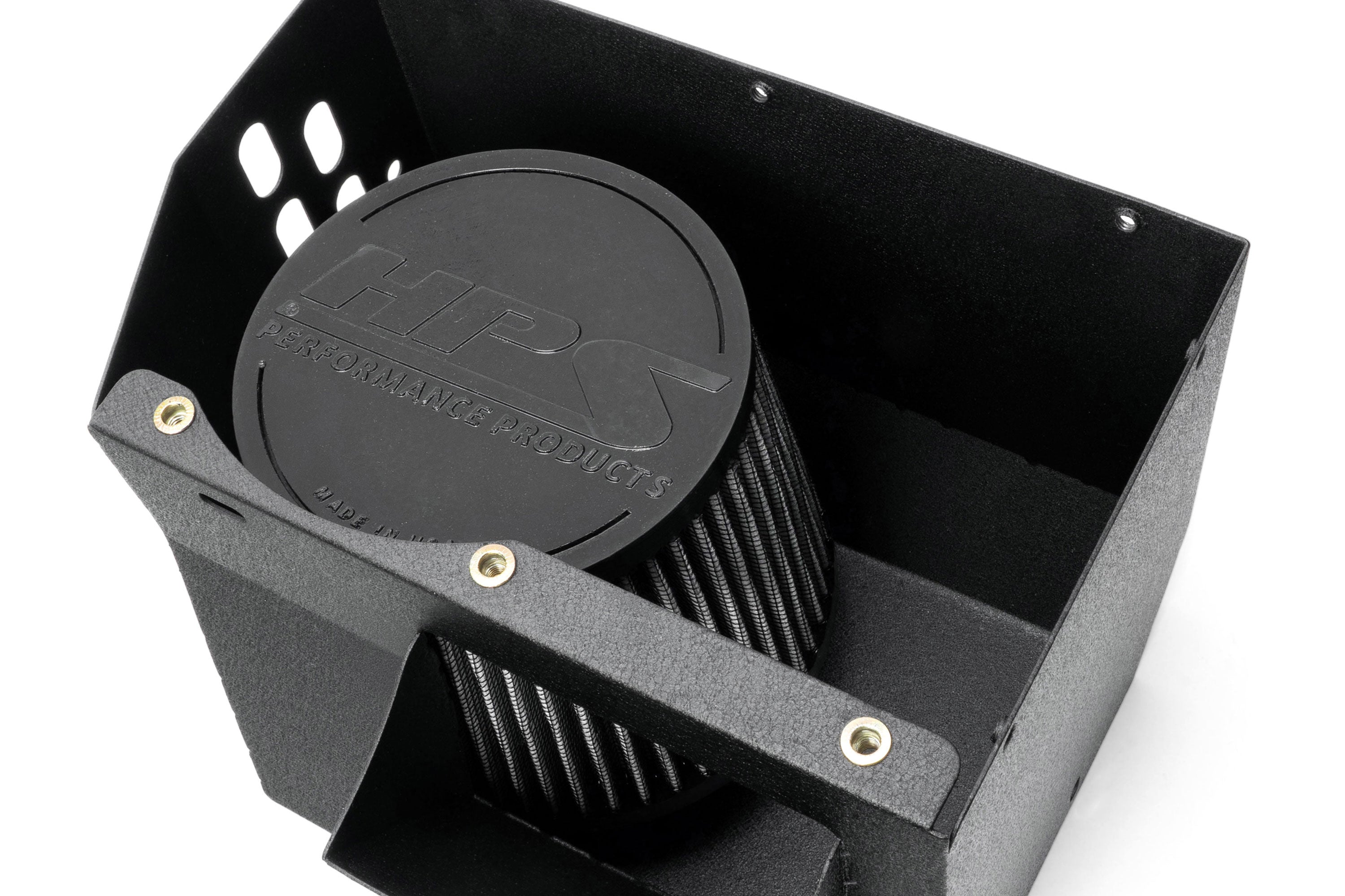 HPS Performance Air Intake Kit With Heat Shield 827-727P Polished - 827-727P