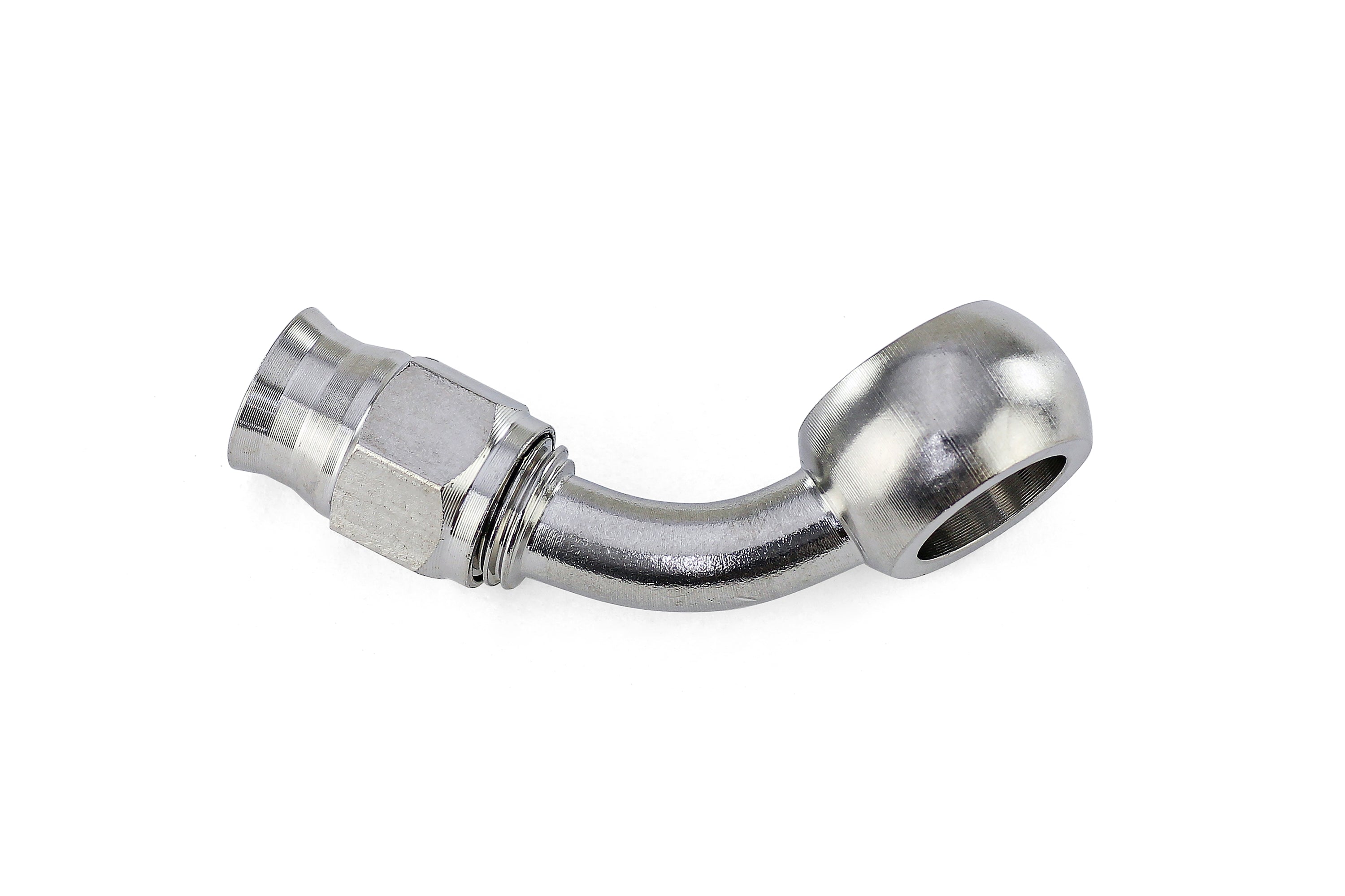 HPS Performance 350 Series AN -3 Push-On 60 Degree Banjo Hose End 350-6003SSB