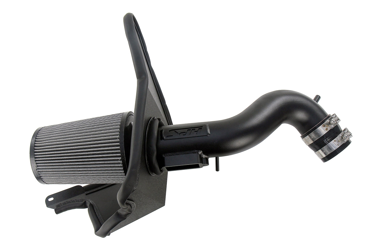 HPS Performance Air Intake Kit With Heat Shield 827-705WB Black - 827-705WB