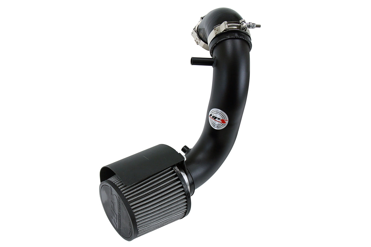 HPS Performance Air Intake Kit With Heat Shield 827-301WB Black - 827-301WB