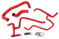 HPS Performance Hps Silicone Radiator And Heater Coolant Hose Kit 57 1327 Red Red - 57-1327-RED
