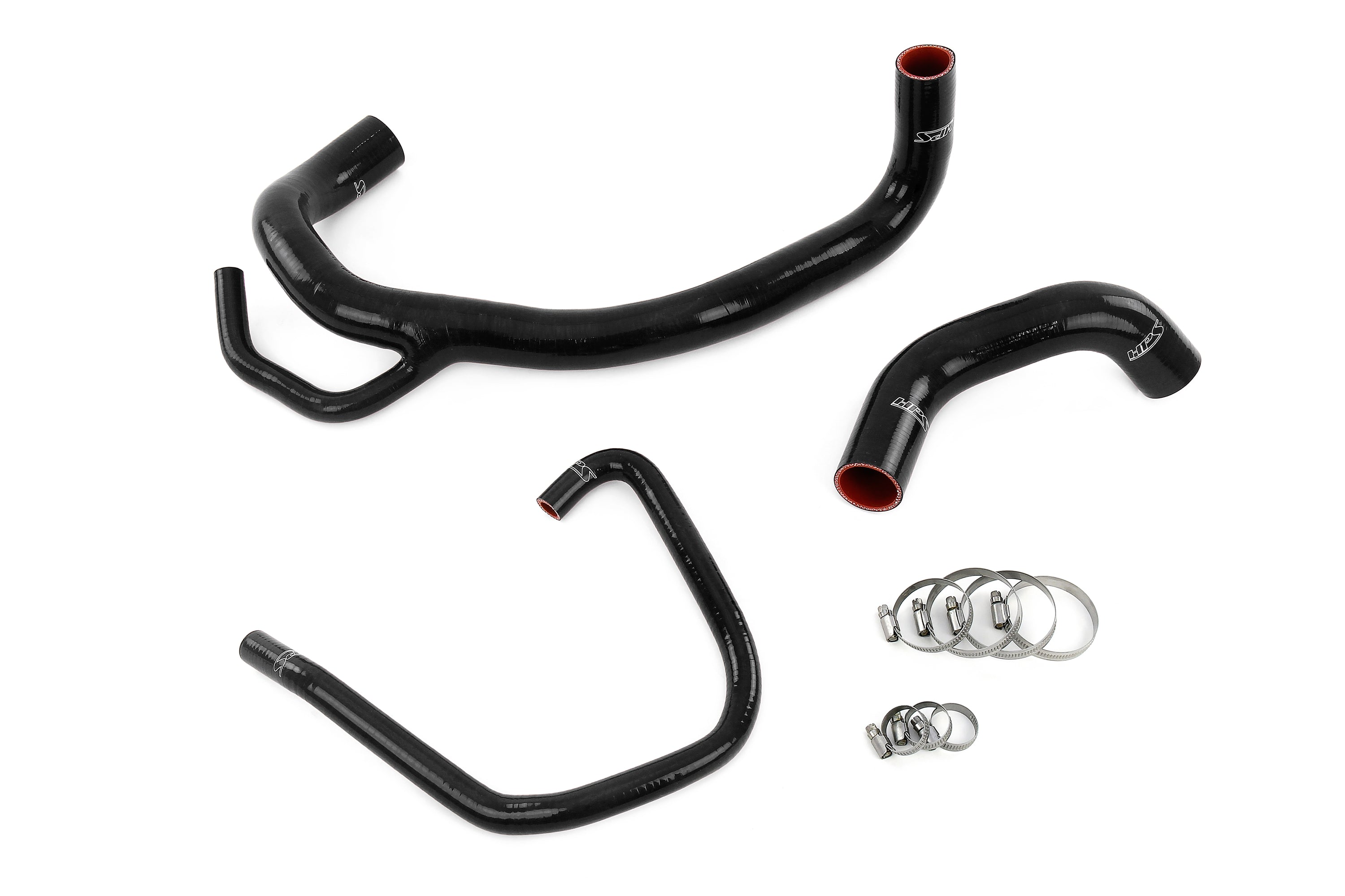 HPS Performance Hps Silicone Radiator Coolant Hose Kit 57 1616 R Blk Black - 57-1616R-BLK