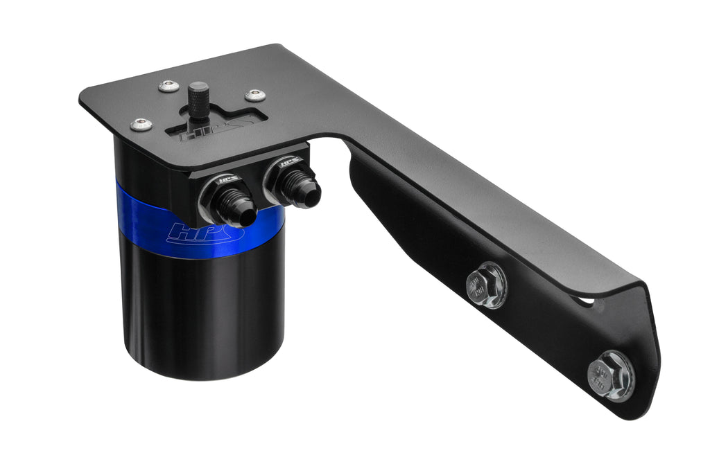 HPS Performance Oil Catch Can Kit 860-021BL, Blue - 860-021BL