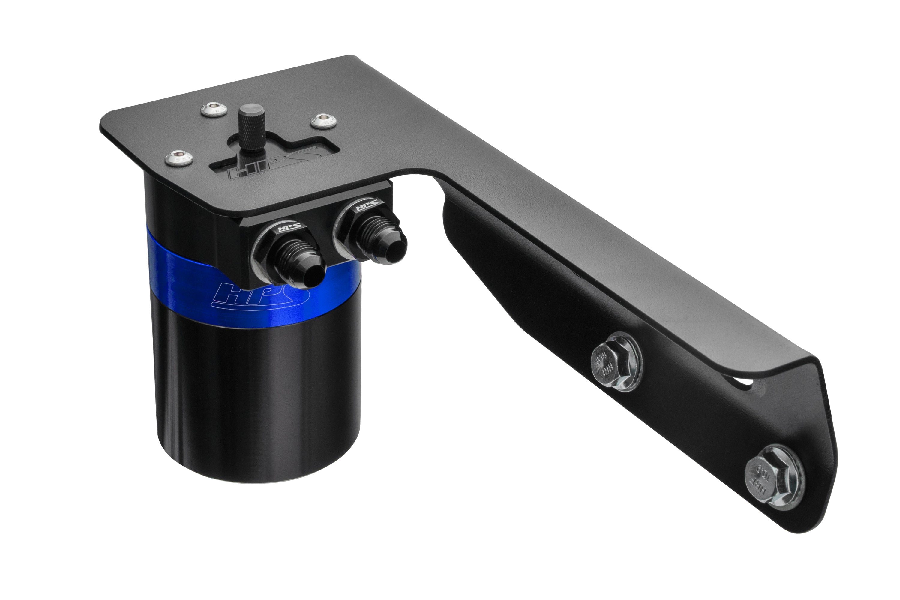 HPS Performance Oil Catch Can Kit 860-021BL, Blue - 860-021BL