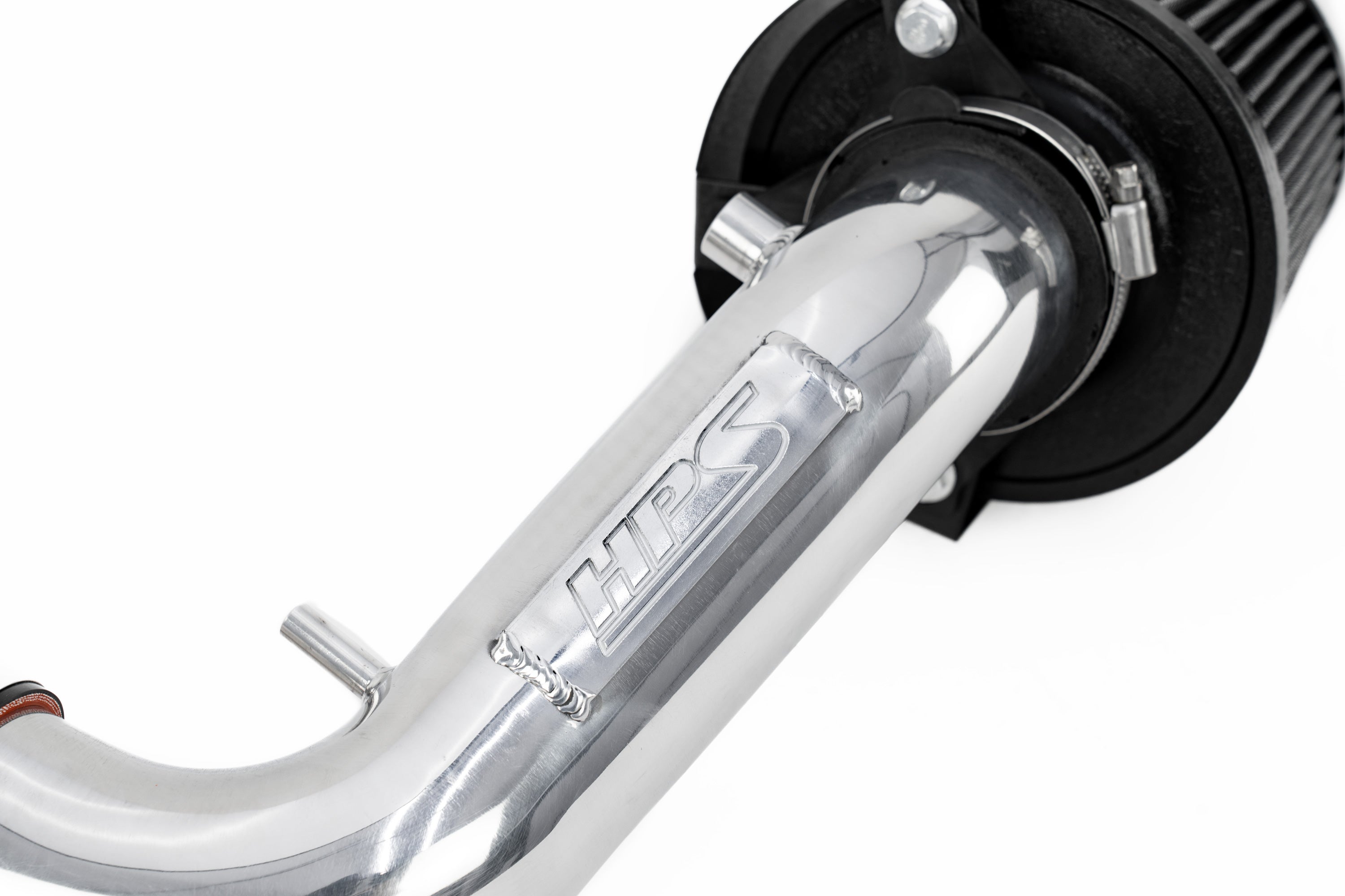 HPS Performance Air Intake Kit With Heat Shield 827-724P Polished - 827-724P