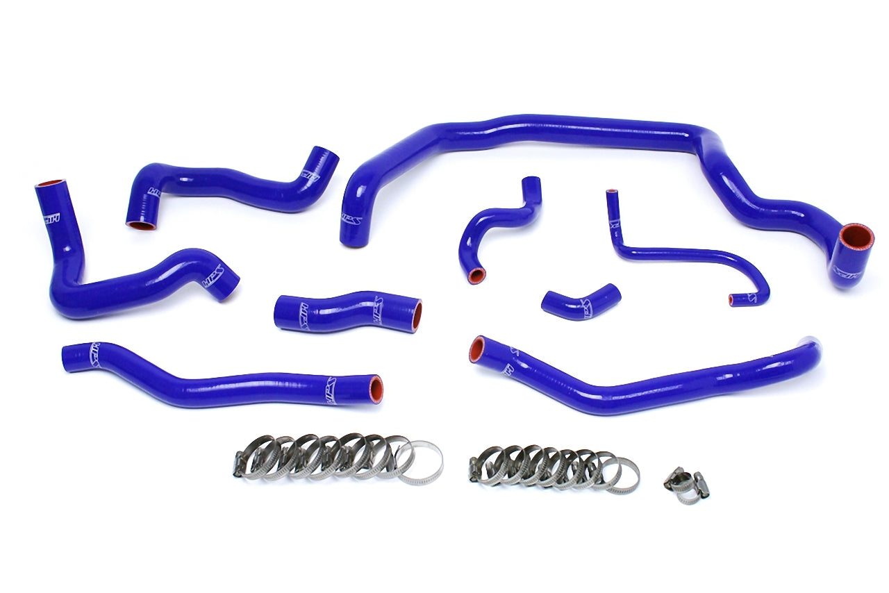HPS Performance Hps Silicone Radiator And Heater Coolant Hose Kit 57 1556 Blue Blue - 57-1556-BLUE